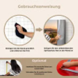 Wijngaard - Zonsondergang - Landschap keuken achterwand spatscherm klein -gebruiksaanwijzing_DE