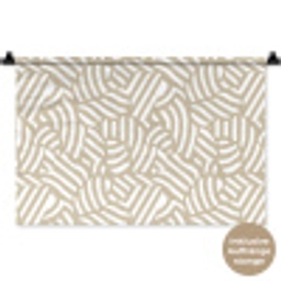 Abstract - Modern - Beige Wandkleed katoen klein 269 -t3d_DE