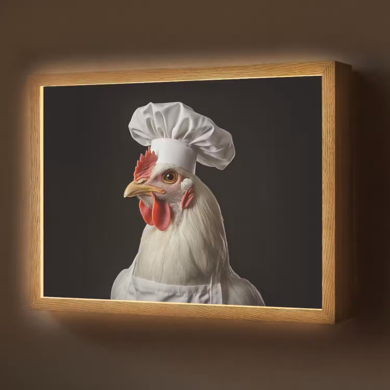 Lightbox - Wandlamp - Kok - Rood - Kip
