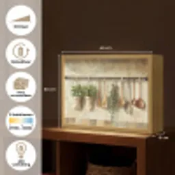 Hout - Keukengerei - Stilleven - Tegels Light Box met batterij (Wandlamp) middel -USP_websiteoverzichtNL