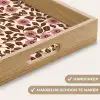 Bloemen - Bladeren - Kleurrijk Dienblad Rechthoek middel 911 -USP_HandgreepNL