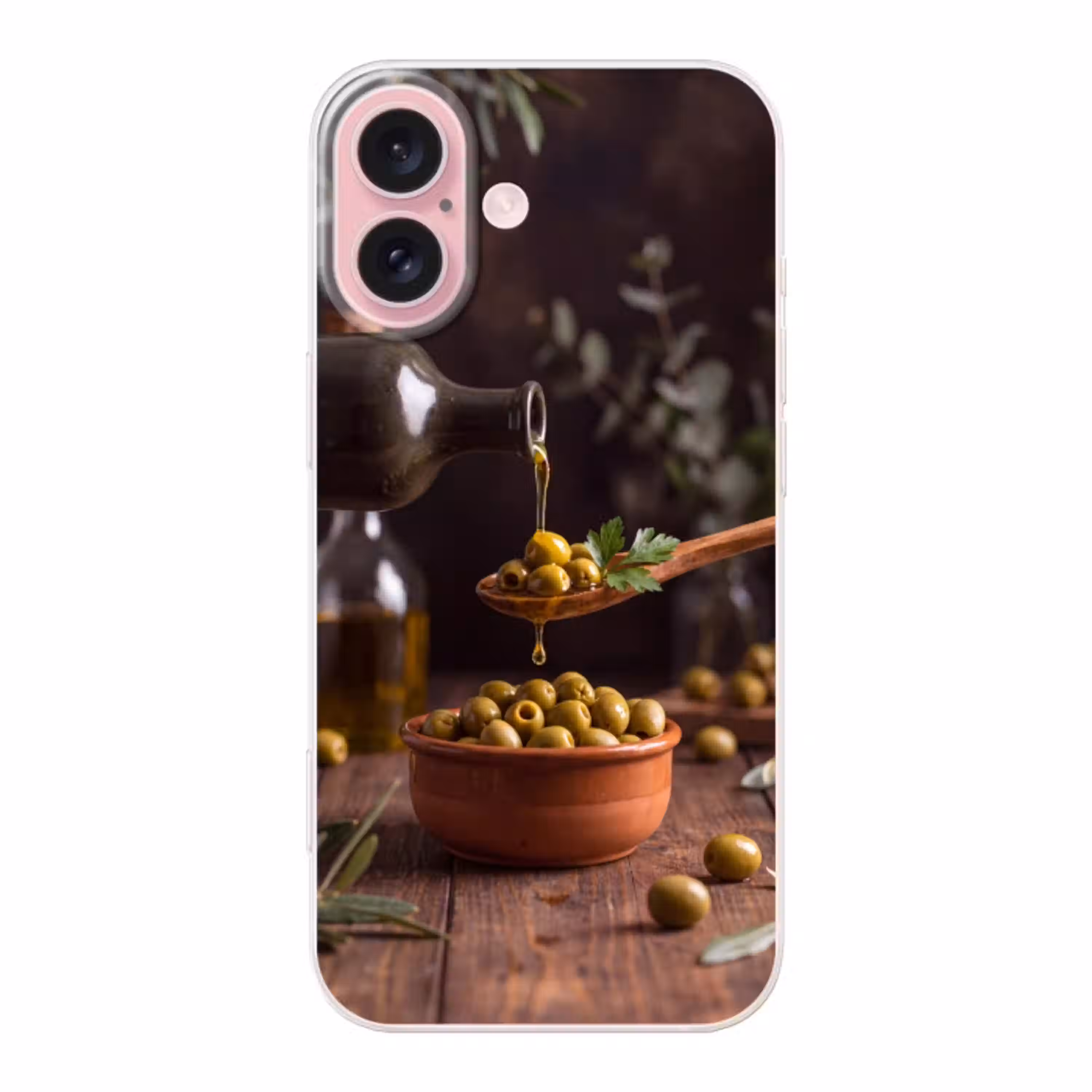 Olijven - Olijfolie - Eten Apple iPhone 16 klein -3d