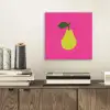 Illustratie - Fruit - Peer - Groen aluminium wit klein -sfeer1