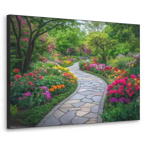 Park - Bloemen - Tuin Textielframe - compleet frame klein -3d