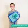 Octopus - Water - Blauw Kinderrugzak - Blauw middel -sfeer1_UK