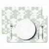 Wit - Groen - Cirkels Placemat vinyl groot 368 -zzsfeer2_Kitchenyeah-website