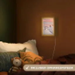 Meeuwen - Strand - Zee - Roze Light Box met kabel (Kinderlampje) klein -sfeer5_kind