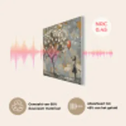Boom - Graffiti - Banksy Style - Balloon Girl PET vilt klein -USP_NL
