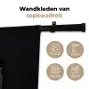 Kurkentrekker - Wijn - Zwart - Wit Wandkleed katoen klein -sfeer2
