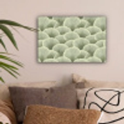 Waaier - Blad - Groen canvas 2cm klein 34 -sfeer1