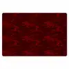 Bloemen - Donkerrood - Patroon Placemat vinyl groot 368 -zzsfeer1_Kitchenyeah-website