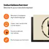 Zwart - Bestek - Rondje Inductie beschermer vinyl 3mm klein -zzzzzzz-td-ups