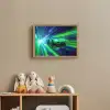 Snelheid - Licht - Sportwagen - Groen Light Box met batterij (Wandlamp kind) middel -sfeer2_kind
