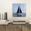 Zeilboot - Zee - Blauw plexiglas 5mm klein -sfeer1