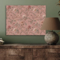 Botanisch - Bloemen - Roze PET vilt klein 837 -sfeer2