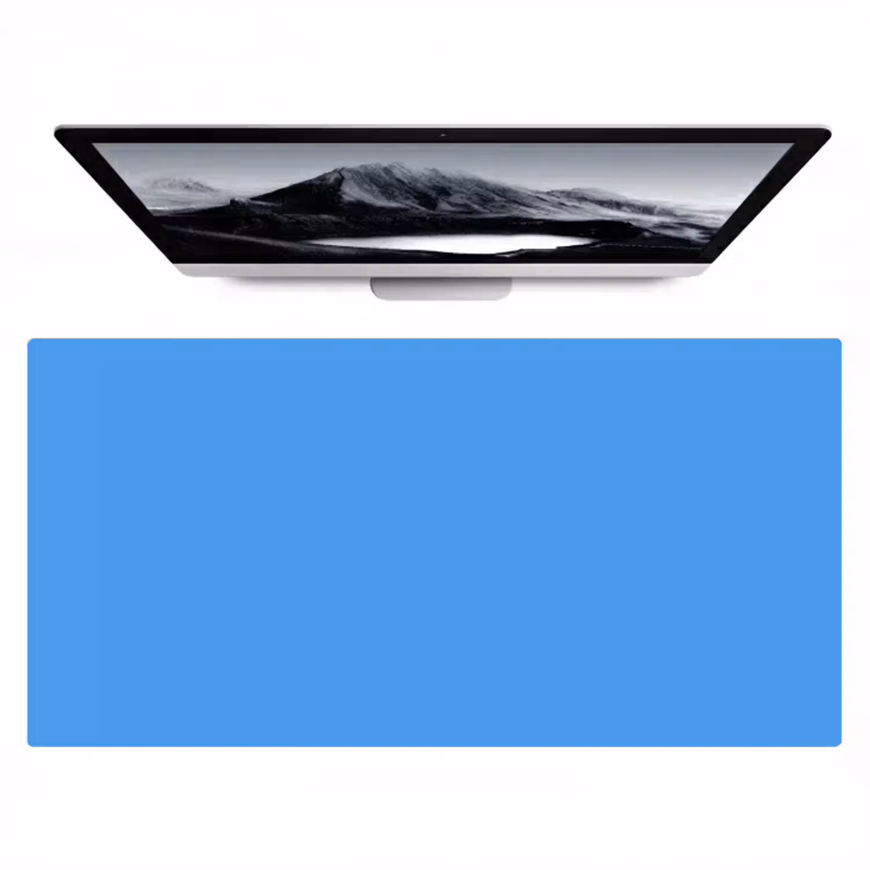 Bright - Azure - Blauw Muismat XXL klein 681 -zzz3d