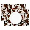 Koeienprint - Limited edition - Rood Placemat vinyl groot -zzsfeer2_Kitchenyeah-website