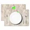 YOLO - Groen - Neon - Slangenprnt Placemat vinyl groot -zzsfeer2_Kitchenyeah-website