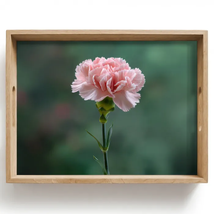 Anjer - Roze - Bloemblaadjes Dienblad Rechthoek middel -z3d_shopping