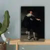 Het huwelijksportret van Marten Soolmans - Rembrandt van Rijn canvas 2cm klein -sfeer4
