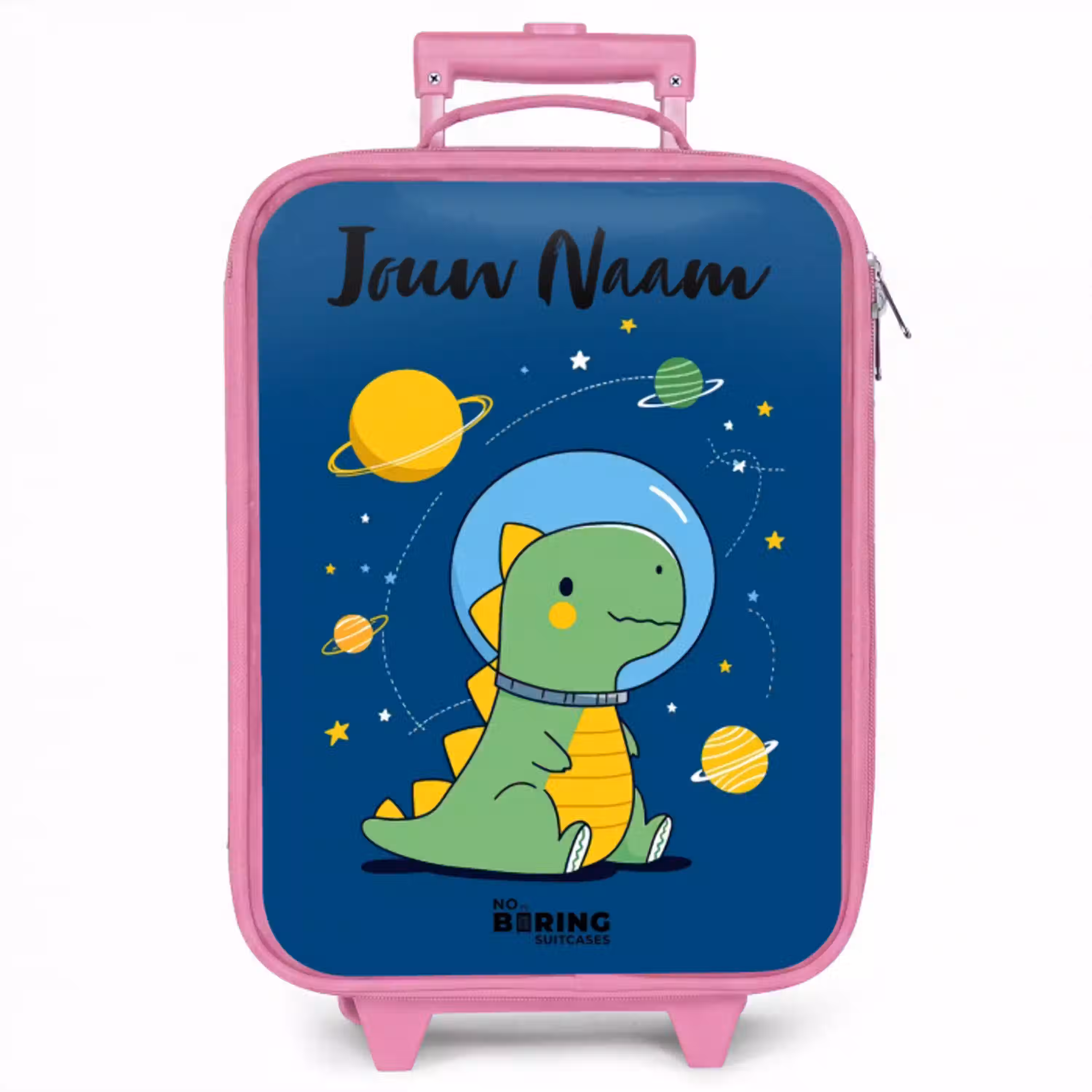 Dino - Planeet - Ster - Blauw Kinderkoffer - Roze klein -zzz_website3d