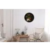 Vaas met bloemen - Schilderij van Rachel Ruysch Wandcirkel aluminium klein -woonkamer