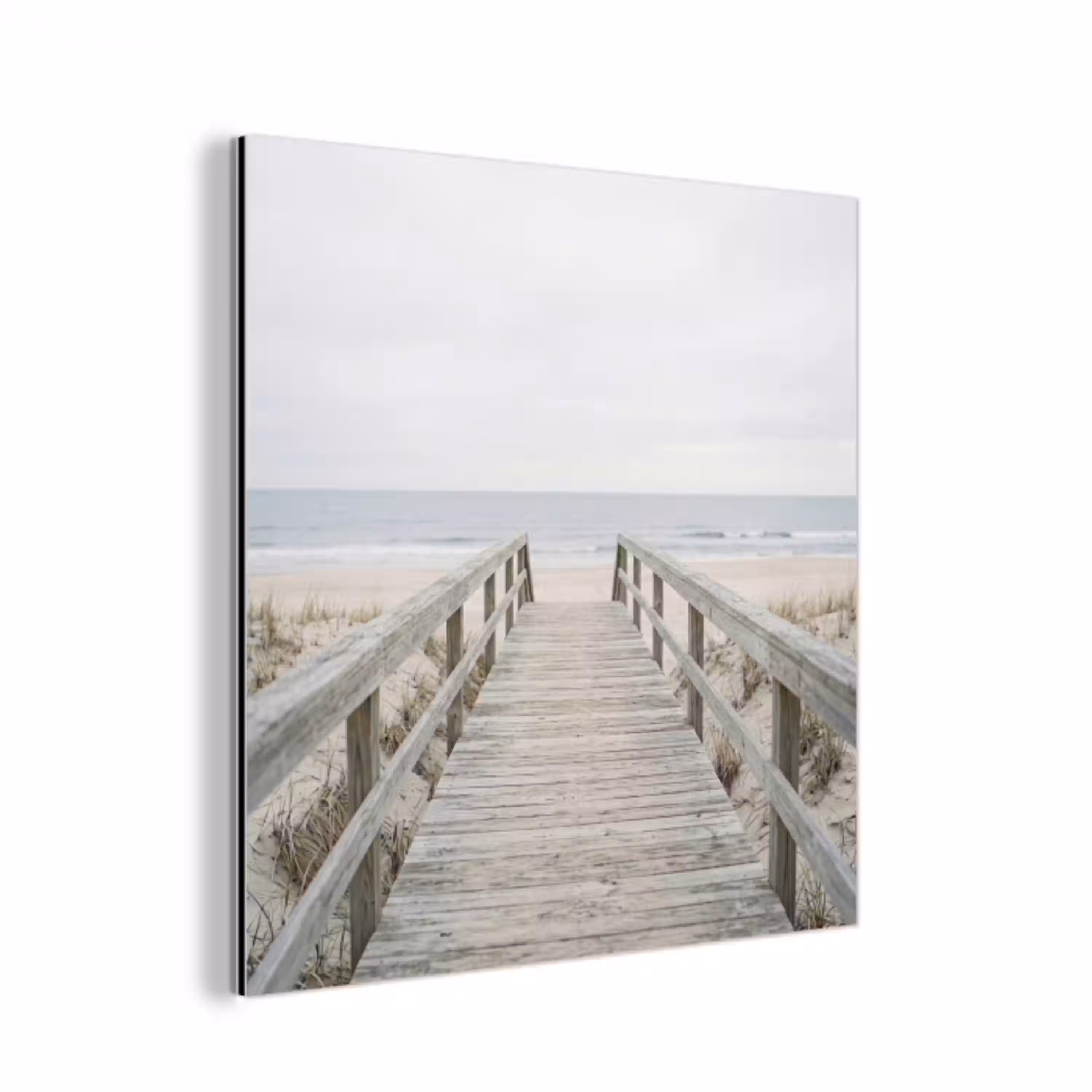 Duinen - Vlonder - Oceaan aluminium wit klein -3d