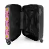 All smiles roze NBS - Handbagage koffer - Unisex middel -binnenkant