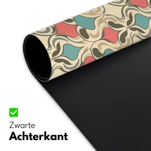 Barok - Retro - Kleurrijk Muismat XXL klein 681 -sfeer2