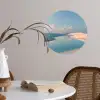 Duinen - Waterplas - Oneindige rust Wandcirkel behangsticker klein -sfeer3
