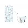 Blauw - Wit - Patroon - Bliksem fotobehang vinyl groot 64 -3d
