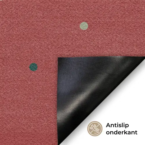 Patroon - Stippen - Rood Deurmat klein 898 -antislip_NL