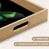 Vlinder - Groen - Opvallend Dienblad Rechthoek middel -USP_HandgreepNL