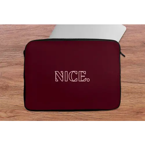 Bordeaux - Nice - minimalistisch laptophoes neopreen klein -tafel
