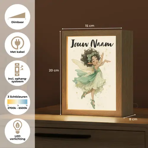 Fee - Groen - Magie Light Box met kabel (Kinderlampje) klein -USP_NL