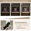 Drumstel - Kleurrijk - Verf - Levendig Light Box met batterij (Wandlamp) middel -USP_dimbaarNL
