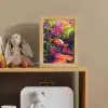 Flamingo - Tropisch - Dier - Bladeren Light Box met kabel klein -sfeer2_kind