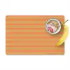 Zee - Rood - Geel - Strepen Placemat vinyl groot 368 -zzzproduct_Kitchenyeah-website