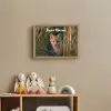 Vos - Oranje - Gras Light Box met batterij (Wandlamp kind) middel -sfeer2_kind