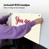 you go girl - Rood - Wit Inductie beschemer met haakjes klein -ky-ophangen-nl