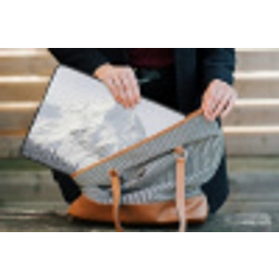 Berg - Sneeuw - Winter - Natuur - Wit laptophoes neopreen klein -tas