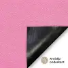Smiley - Bloem - Roze Deurmat klein -antislip_NL