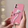 Flamingo - Roze - Koksmuts - Vogel Apple iPhone 16 klein -sfeer3_NL
