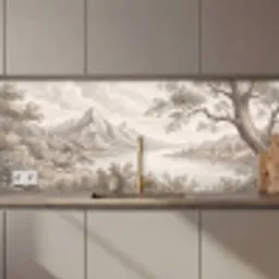 Landschap - Bergen - Meer - Natuur keuken achterwand 2 middel zz_3dshopping