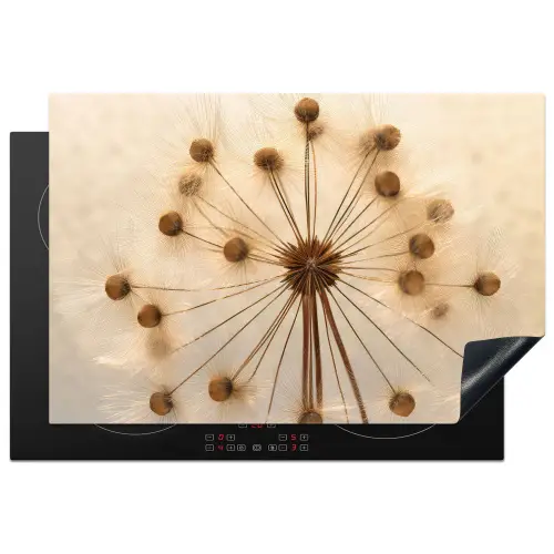 Gouden Sierlijkheid van de Paardenbloem Inductie beschermer vinyl 3mm klein -3d