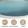 Bossen - Meer - Kano - Oranje Akoestische PET Vilt - Rond klein -closeup_DE