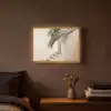 Palmboom - Schaduw - Trap - Beige Light Box met batterij (Wandlamp) middel -sfeer4