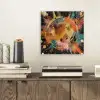 Explosie - Verfstructuur - Goud - Abstract plexiglas 5mm klein -sfeer1