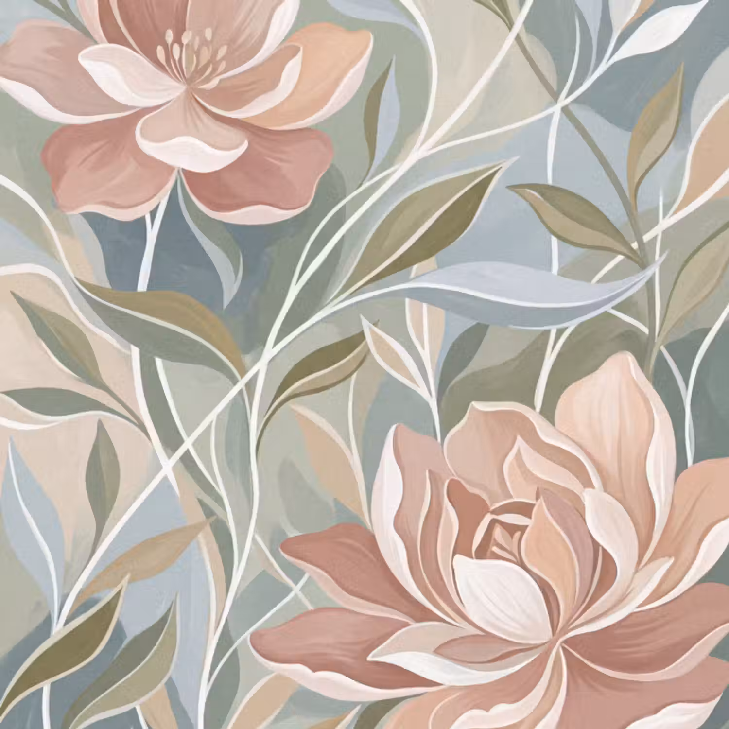 Behang - Elegant - Romantiek - Roze