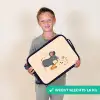 Muis - Saxofoon - Muzieknoten Kinderkoffer - Zwart klein -sfeer4_NL